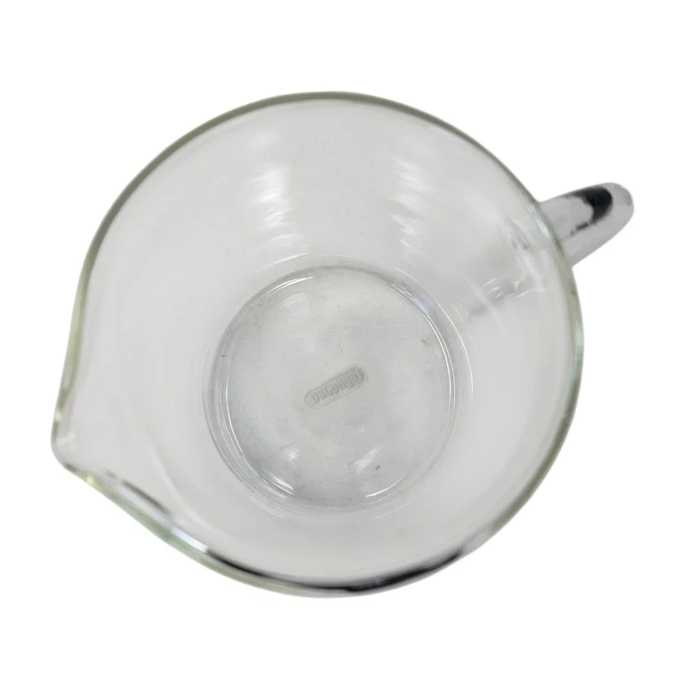 Double Wall Glass Coffee Pot Bamboo Lid 25oz Thermal Carafe Open Box‎ New